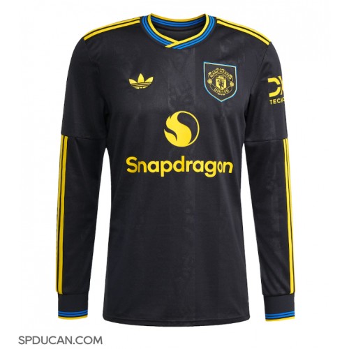 Muški Nogometni Dres Manchester United Rezervni 2025-26 Dugi Rukav